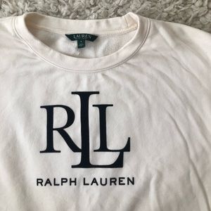 Ralph Lauren white sweater, never worn.